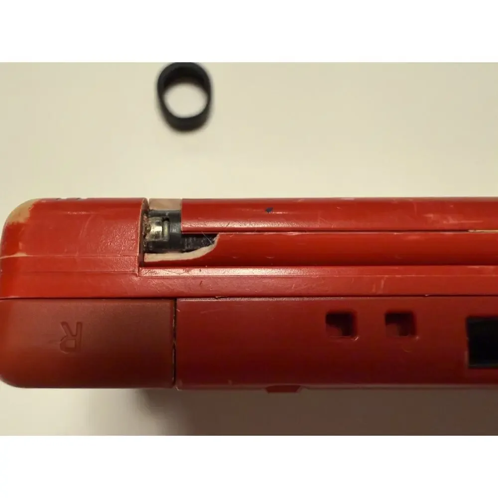 Nintendo DS Lite - red super mario bros - Handheld Console - Tested some wear